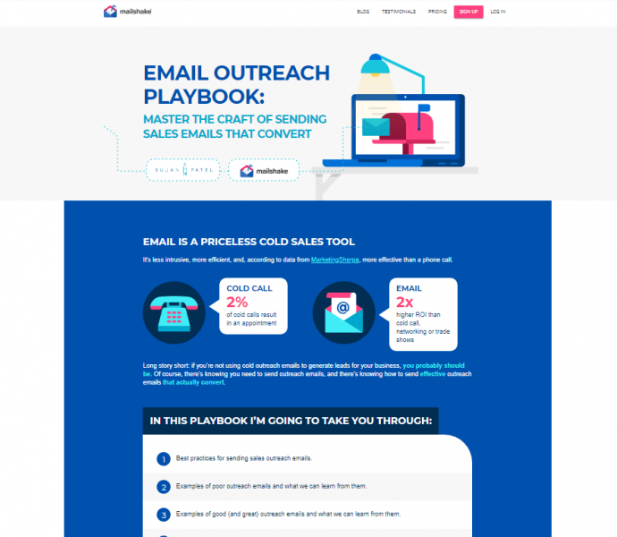 Mailshake E-Mail Outreach Playbook
