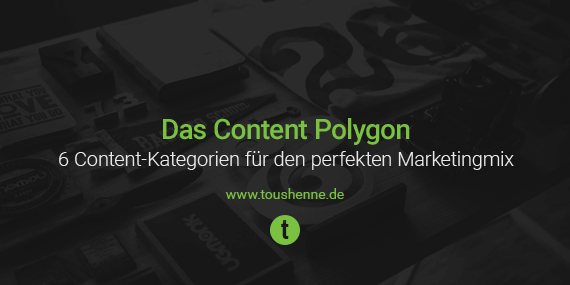 Das Content Polygon zur strategischen Content Planung (von Robert Weller)